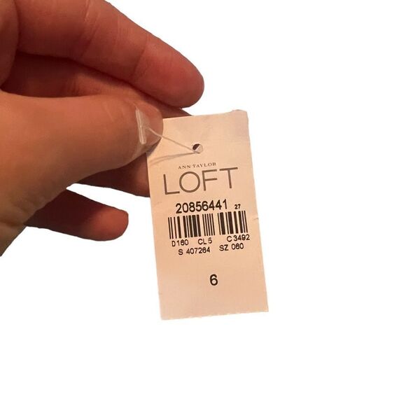 NWT! Loft linen blend patterned skirt. - Picture 3 of 10